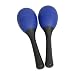 Egg Shakers w/ Handle, Plastic Pair Blue