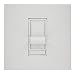 Leviton 82000-W 2000W, Single-Pole, Renoir Preset Electro-Mechanical Incandescent Slide Dimmer, Wide Fin, White