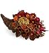 Thanksgiving Burgundy Flowers Cornucopia Plentiful Petals Image