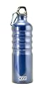 Oggi Lustre Aluminum Sport Bottle, Blueberry