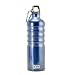 Oggi Lustre Aluminum Sport Bottle, Blueberry