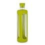 Smart Planet Hydro 1 Borosilicate Glass Bottle with Silicone, 20-Ounce, Green