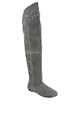 Studded Thigh High Boot