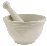 Le Creuset Stoneware Pestle & Mortar, Almond, 0.5 Litre