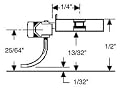HO Metal Coupler, 1/4" Overset (2pr) KAD45