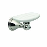 Santec 2268SU14 Gunmetal Gray Kriss Crystal Porcelain Soap Dish from the Kriss Crystal Collection 2268SU
