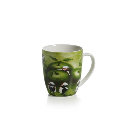 Becher 0,4l GRANNY CHEF Sue Janson / Maxwell & Williams / White Basics / Kaffeebecher / Teebecher