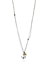 M.Cohen Hand made Designs Labradorite and Chain with Charms Necklace