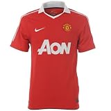 Nike Manchester United Home Shirt 2010 2011 Diablo Red Large