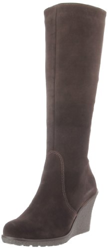 La Canadienne Womens Kay Black Suede