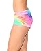 iHeartRaves Tie Dye Velvet Rave Booty Shorts