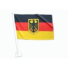 Autofahne Deutschland mit Bundesadler stabil