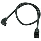 Sata III Premium Cable 10" Black Straight to Right Angle OK10A3RK12