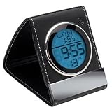 Leather Travel Alarm Clock