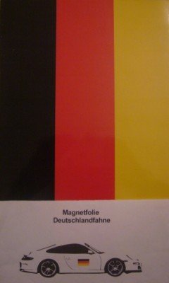 Magnetfolie Deutschlandfahne für’s Auto wasserfest