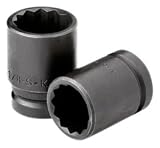 SKT-35436  3/4 Drive 12 Point Standard Fractional Thin Wall Impact Sockets 1-1/8