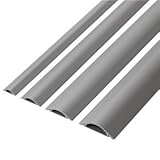 （まとめ） エレコム 床用モール 幅45mm×長さ1m グレー LD-GA1307／LG 1本 【×10セット】