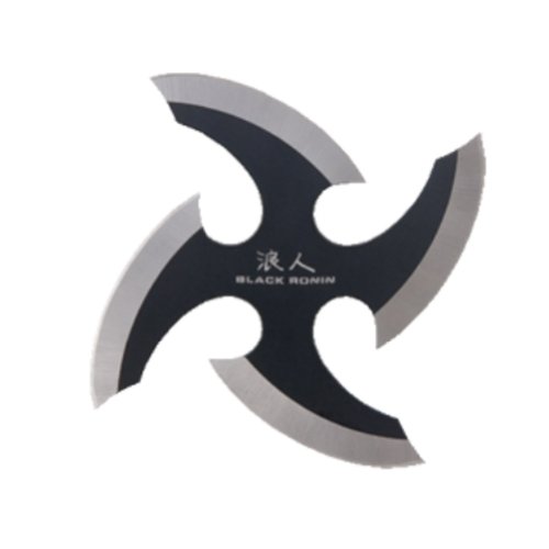United Cutlery UC2683B Black Ronin Throwing Star, Black