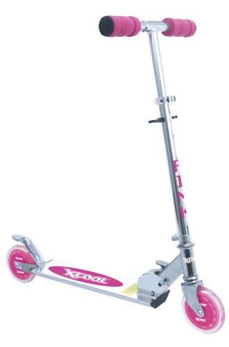 Childrens Toyshop  Toys : Xcool Alloy Folding Scooter- Girls Colour- Pink.