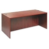 Alera Valencia Series Desk Shell, 72w x 36d x 29-1/2h, Medium Cherry