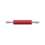 Sil-Pin Silicone Rolling Pin with Zinc Handles, Red