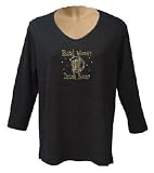 Cactus Bay Apparel Real Women Drink Beer Cotton T-Shirt