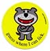 Dog of Glee Guess Where Lick Sticker