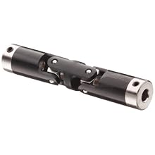 Boston Gear JPD621/4 Universal Joint, Double, Molded, 0.250" Bore, 0.860" Bore Depth, 3.516" Length, 0.625" Outside Diameter, 47 ft/lbs Max Torque, Delrin