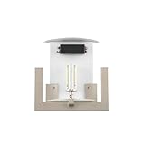 IMAGE OF Forecast F7104-36E1 Bow A La Carte - One Light LED Sconce Frame, Satin Nickel Finish - LED (Shades Sold Separately)