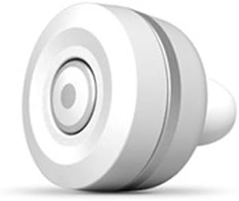 Saflyse S8 Mini Lightweight Wireless Bluetooth 4.0 Stereo Ear Headphones Wireless Stereo Headphones with Built-In Mic Playback and Hands Free Calling Music A2DP Earphone Earpiece for iPhone 6 6 plus 5 5s 5c 4 4s iPad 1 2 3 iPad Air Mini iPod and Samsung Galaxy S2 S3 S4 S5 S6 Galaxy note 1 2 3 4 Android Cell Phones and Other Bluetooth Devices - (White with Sliver Circle)
