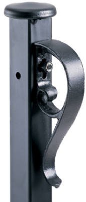 GILPIN IRONWORKS 437 Blk Lambtongue Ornament
