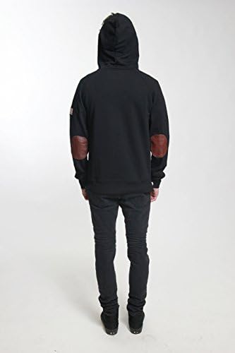 Profound Aesthetic Men's Corner Man Chenille Hoodie XS Black