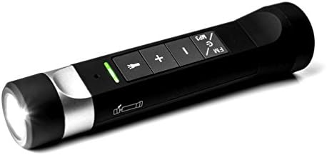 Ynport® Bluetooth Bycicle Speaker Outdoor Wireless Speaker CSR Bc05 V2.1 Chip Handsfree Call + LED Flashlight Torch Light +2600mah Power Bank+music Player 2-year Warranty(black)