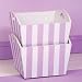 Lavender Stripe Jane Stacking Bins