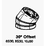 Buy Airjet Inc 6' 30Deg Galv Elbow 6S30 Furnace Pipe Fittings by AIRJET INC