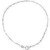 Sterling Silver Camilla Chain Anklet 9in