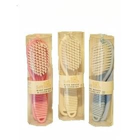 Soft Touch Baby Brush and Comb Set - Cream