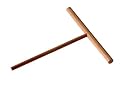 Paderno World Cuisine 7-1/2-Inch Long T Shaped Wooden Crepe Spreader,5- Pack