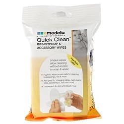 Quick Clean Breastpump and Accessory Wipes 24 Pack
