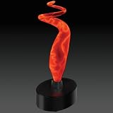 Lumisource Mini Sculptured Electra Lamp - Red/Red