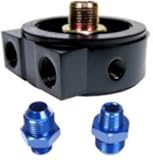 GlowShift Oil Cooler Sandwich Adapter - 3/4 unf-16