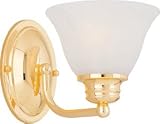 Maxim Lighting 2686MRPB Malibu Polished Brass Wall Sconce Polished Brass
