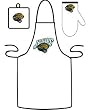 Jacksonville Jaguars Grilling Apron Set - Football Sports Merchandise