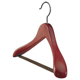 Euro Cherry Wood Suit Hanger
