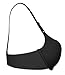 Intimate Portal Women Convertible Multiway Push Up Plunge Padded Bra Black 32D