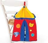 Adorable Circus Tent Shape Diaper Stacker For Baby Nursery
