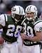 Signed Jets, New York 8x10 By Curtis Martin and Wayne Chrebet