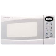 Sharp R-230KW 800-Watt 4/5-Cubic-Foot Compact Microwave, White