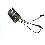 Croakies Unisex Adult Premium Leather Cord (Black, 2 Pack)