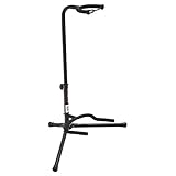 On Stage XCG4 Black Tripod Guitar Stand, Single Stand